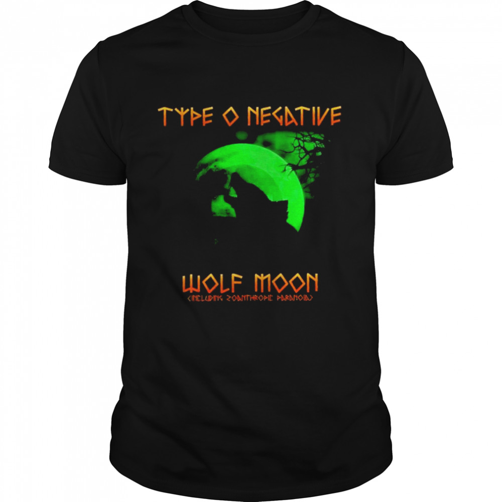 Type o negative wolf moon shirt