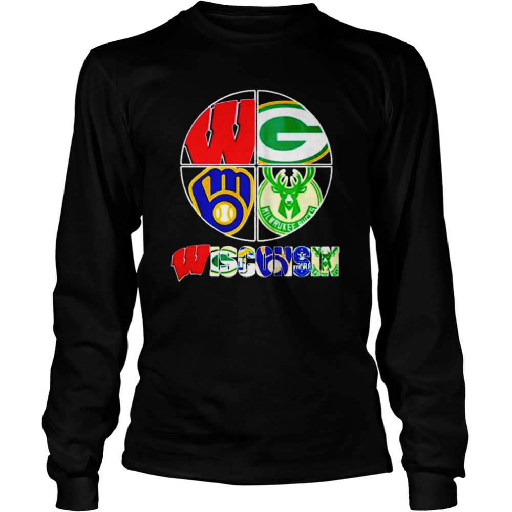 Funny Wisconsin Badgers Green Bay Packers Milwaukee Brewers Milwaukee Bucks  Signatures Shirt, hoodie, sweater, longsleeve t-shirt