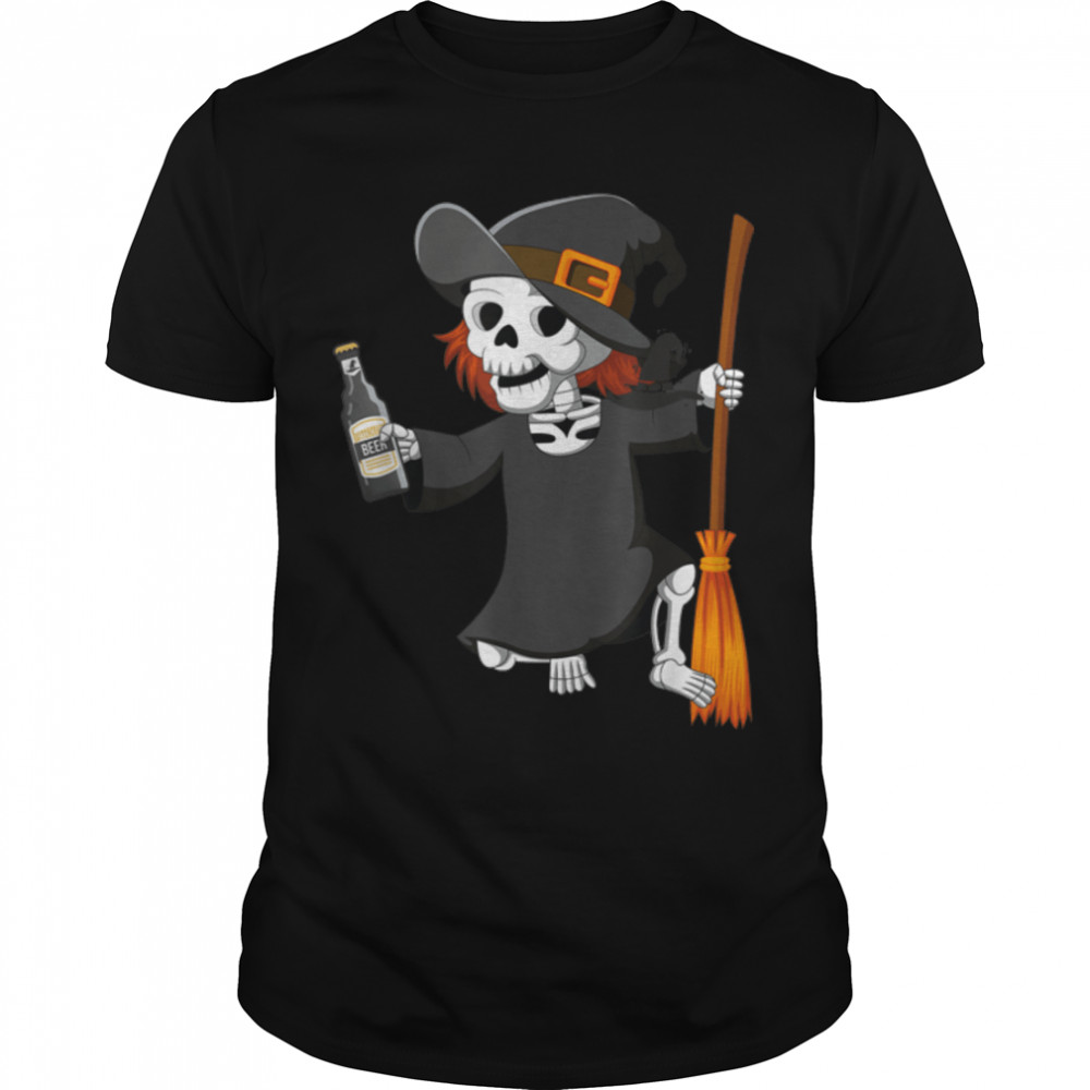 Witch Craft Beer Graphic Design T-Shirt B0B9STDGWR