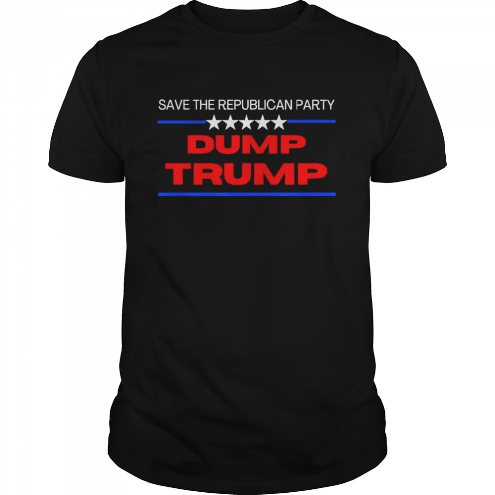 Anti Trump Save the Republican Party Dump Trump T-Shirt