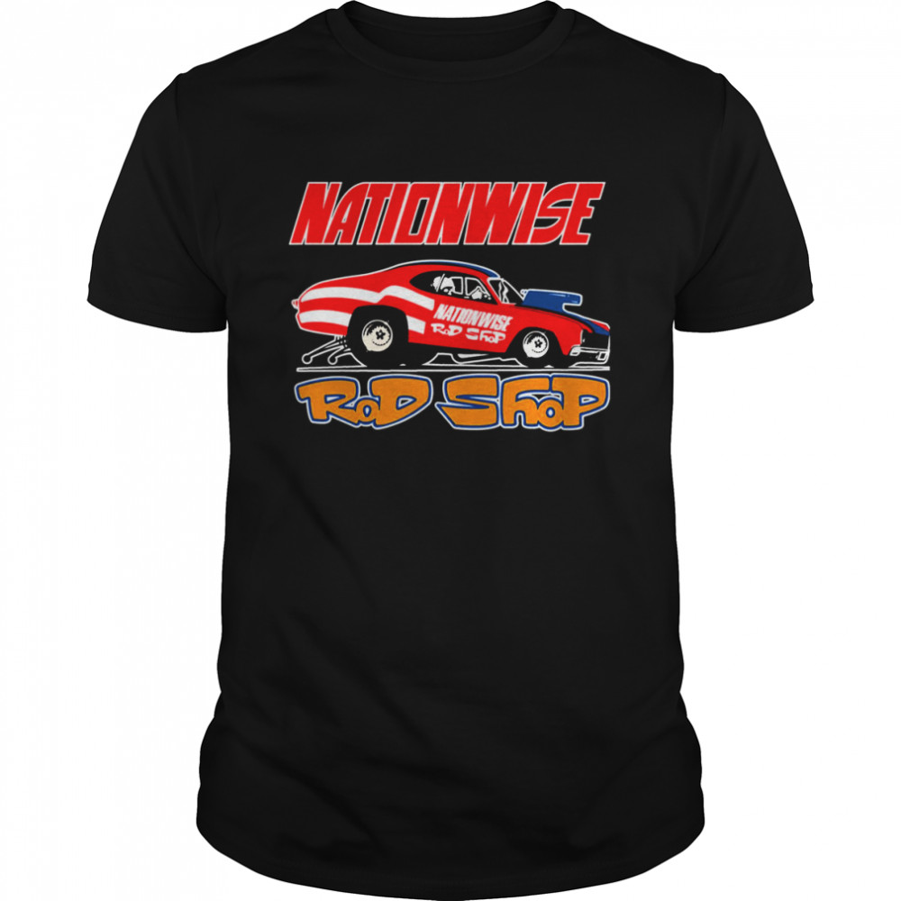 Nationwise Rod Shop Speed Shop 1970s Retro shirt Classic Men's T-shirt