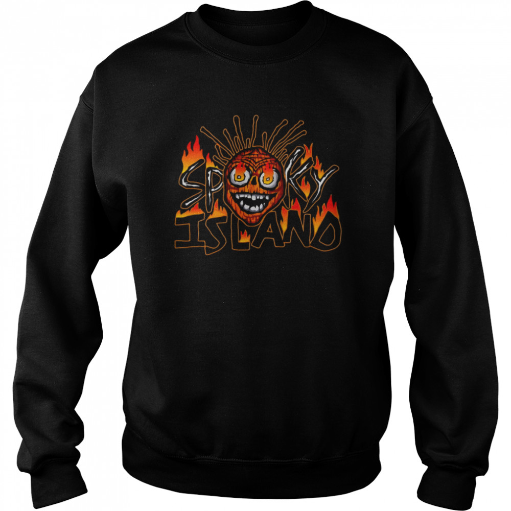 Fired Spooky Island Inspired Halloween shirt Unisex Sweatshirt