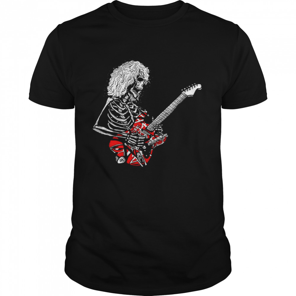 Skeleton Van Halen Guitarist Eddie Van Halen shirt Classic Men's T-shirt