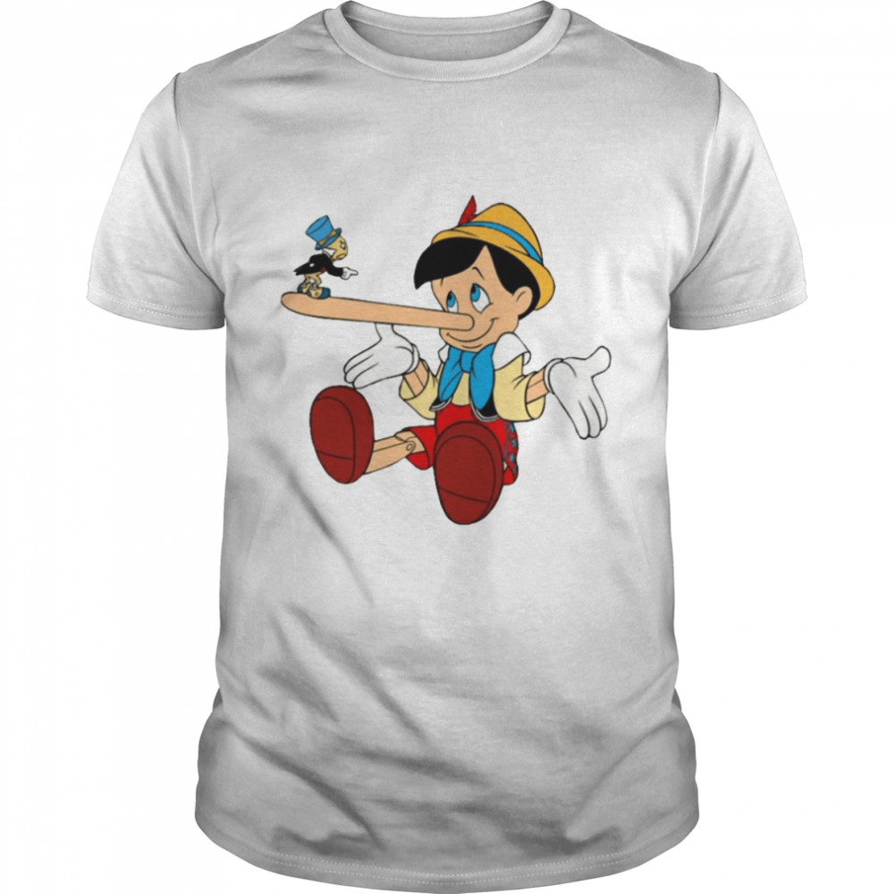 Jiminy Cricket Angry With Pinocchio shirt