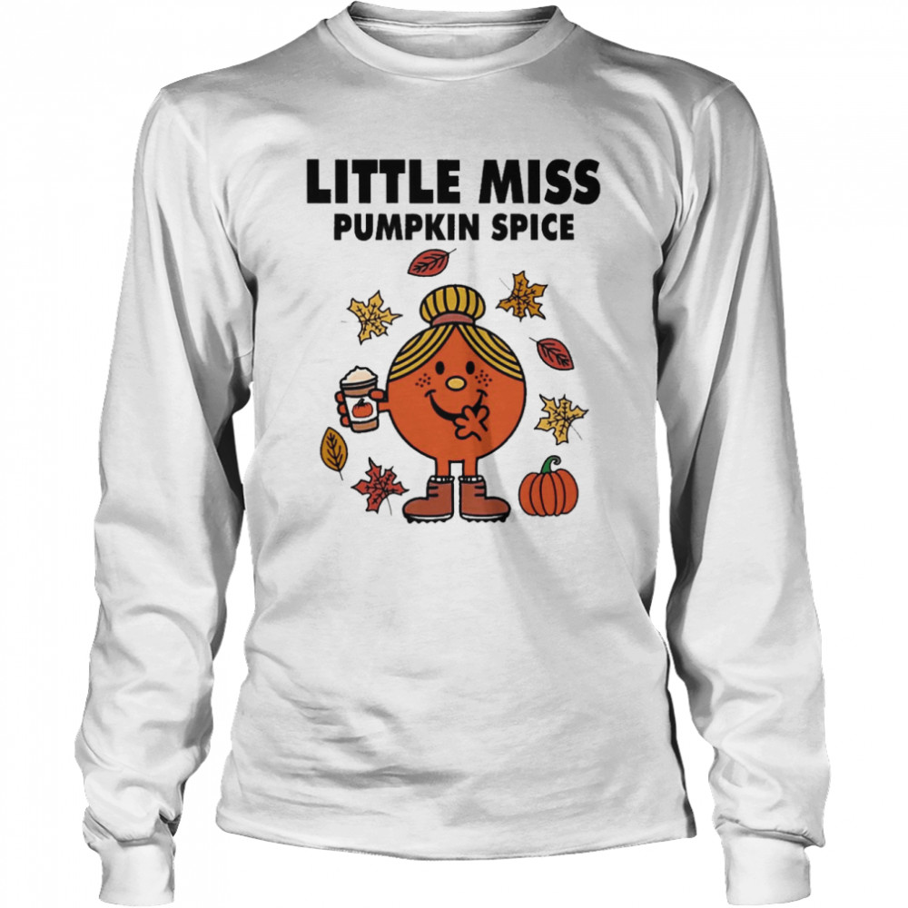 Little Miss Pumpkin Spice Halloween  Long Sleeved T-shirt