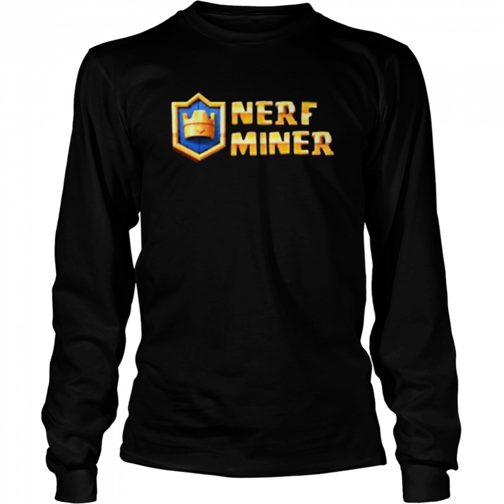 Nerf Miner 2022 shirt Long Sleeved T-shirt