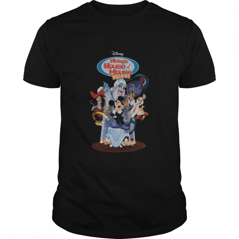 Retro Mickey Movie Mickey’s House Of Villains Villains Party Magic Kingdom Disney Halloween shirt