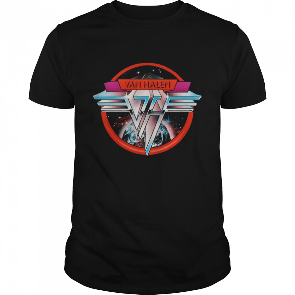 Round Van Halen Logo Vintage Bootleg shirt