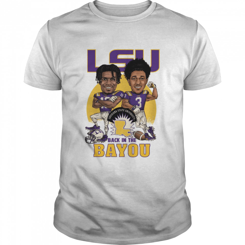 LSU Tigers Joe Foucha and Greg Brooks Back in the Bayou T-shirt Classic Men's T-shirt
