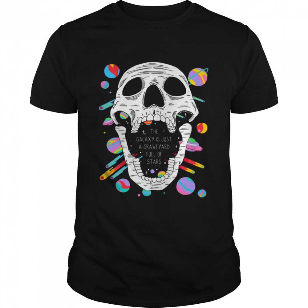 Skull Galaxy Halloween shirt