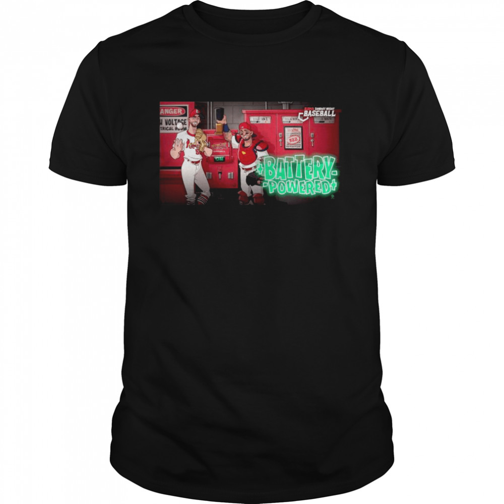2022 st Louis Baseball ESPN Sunday Night Baseball Battery Powered shirt Classic Men's T-shirt