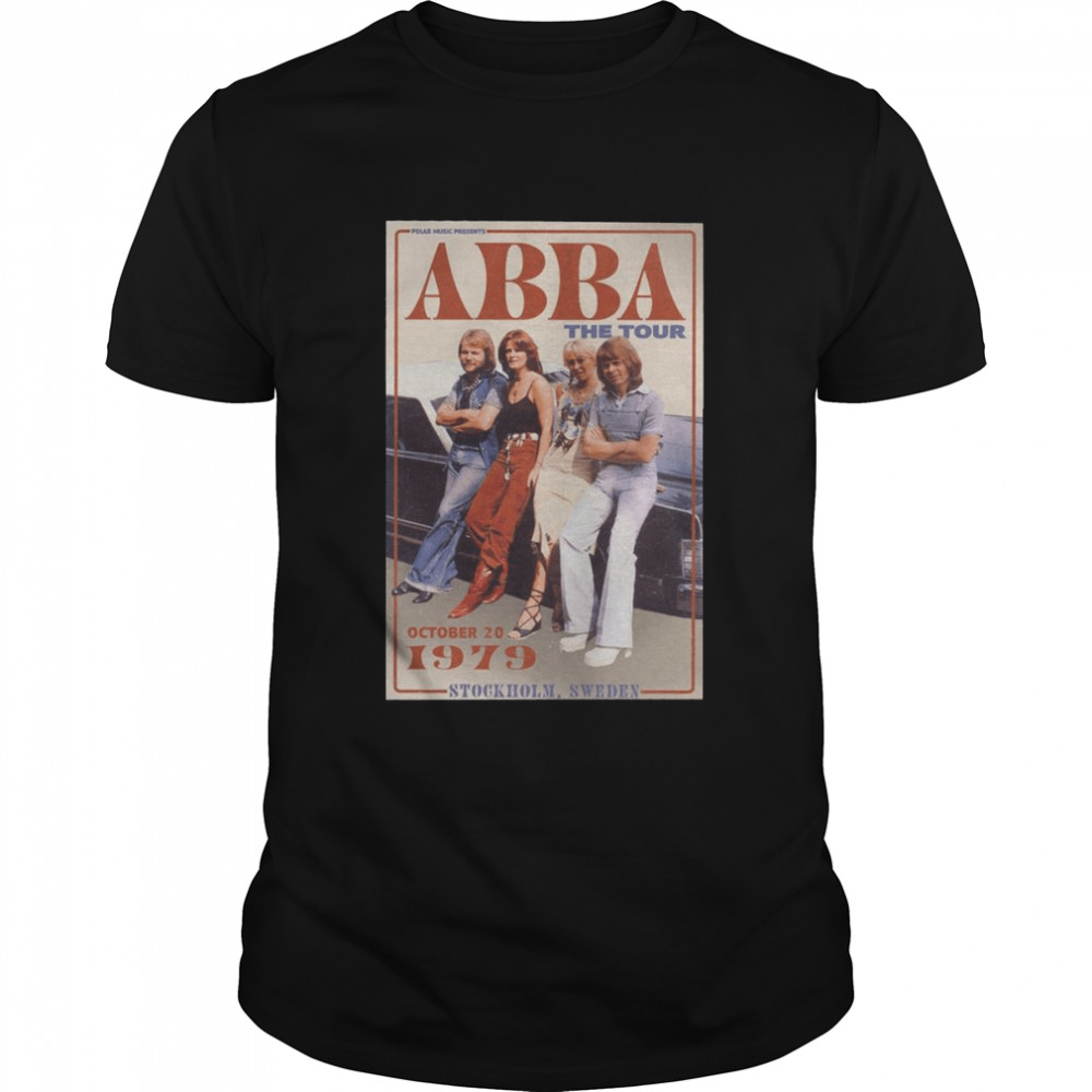 ABBA The Tour 1979 Vintage Music Dancing Queen  Classic Men's T-shirt