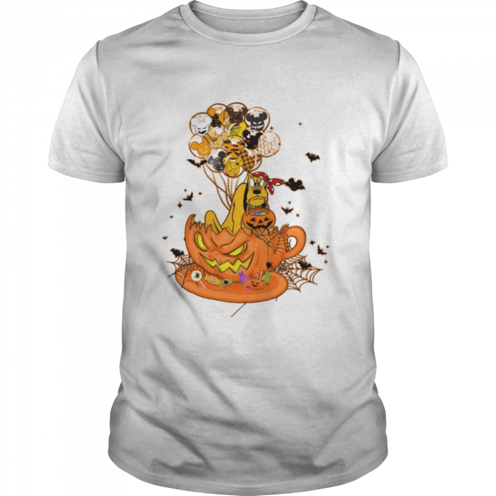Angry Dog Wants Candy Teacup Pluto Halloween shirt