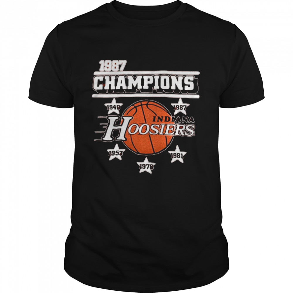 Indiana Hoosiers 1987 Champs retro T-Shirt