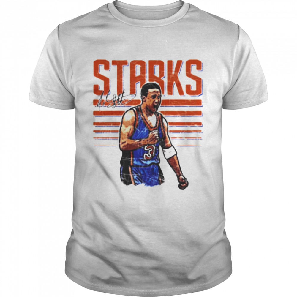 John Starks New York Basketball Hyper Shirt