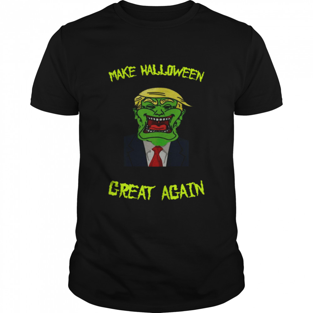 Make Great Again Trumpkenstein Halloween Spooky Night shirt
