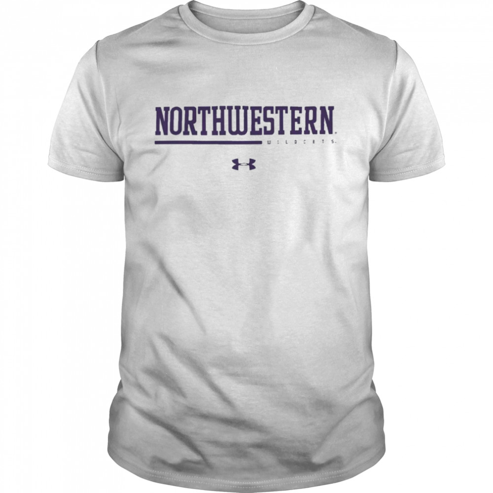 Northwestern Wildcats Under Armour 2022 Sideline Training T Shirt White
