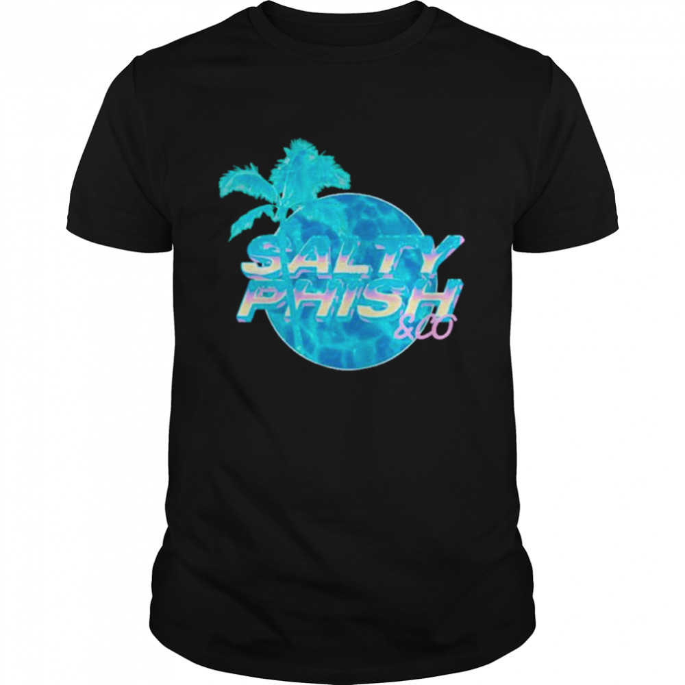 Salty phish vapor wave shirt