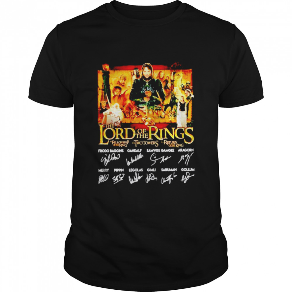The Lord Of The Rings signatures shirt Classic Men's T-shirt