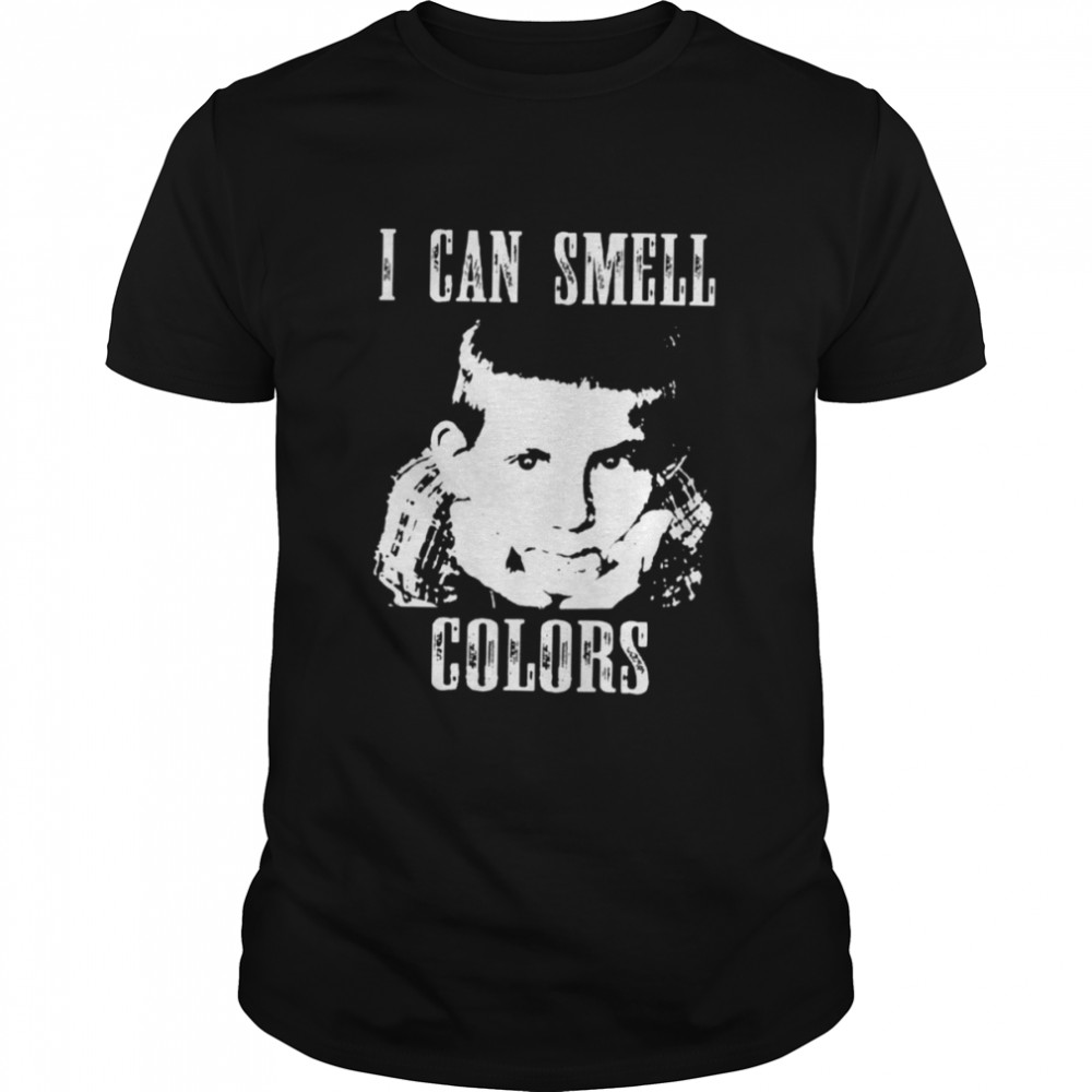 White And Black Design Malcolms I Can Smell Colors The Middles shirt