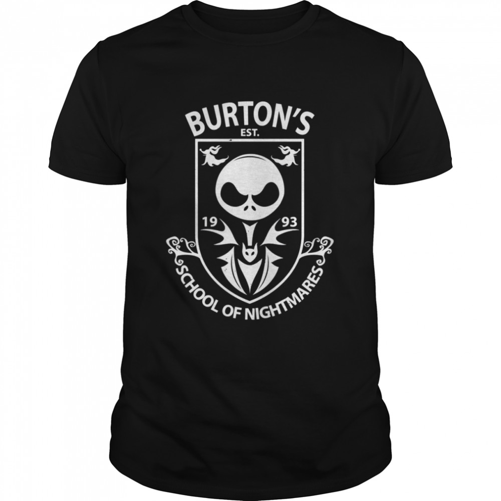 Jack Skellington Burton’s School Of Nightmares shirt Classic Men's T-shirt