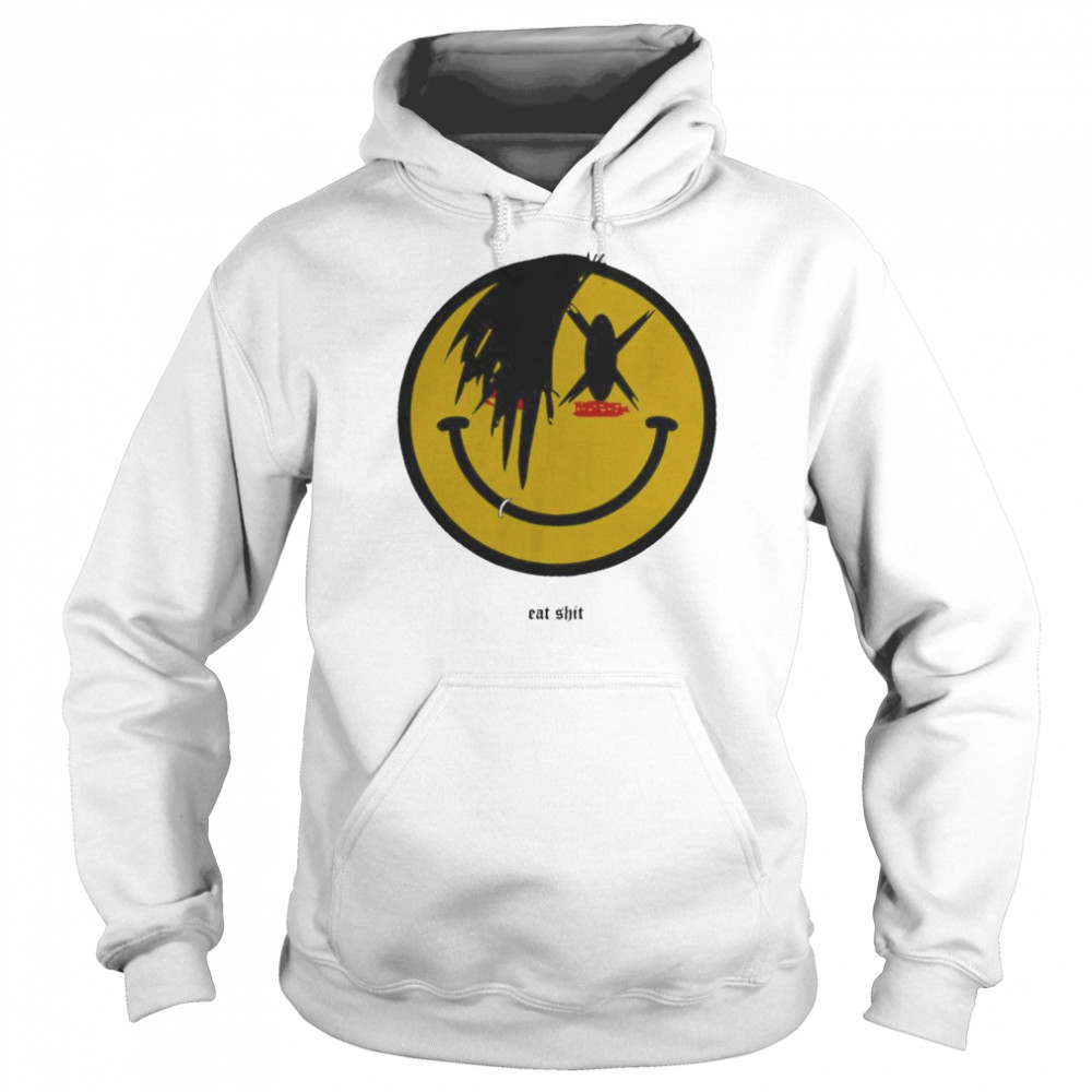 Mcrphilly Smile Face Eat Shit Tee  Unisex Hoodie