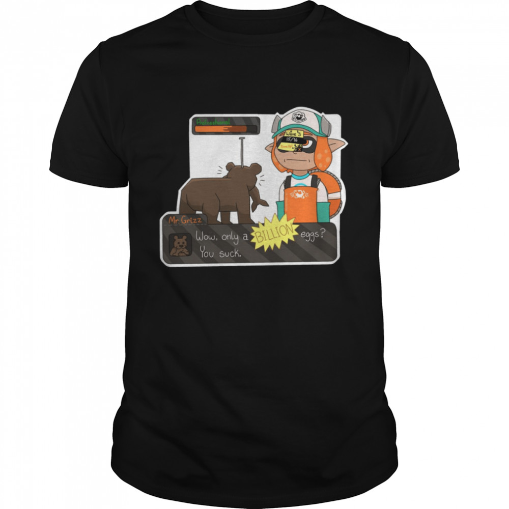 Time Up Mr Grizz Splatoon shirt Classic Men's T-shirt