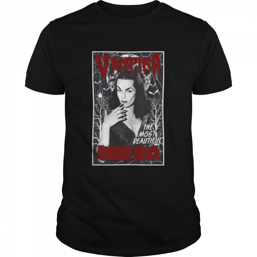 Vampira The Most Beautiful Horror Queen shirt