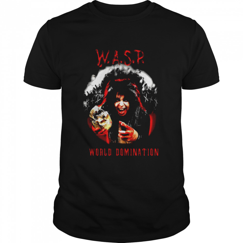 World Domination WASP Band shirt