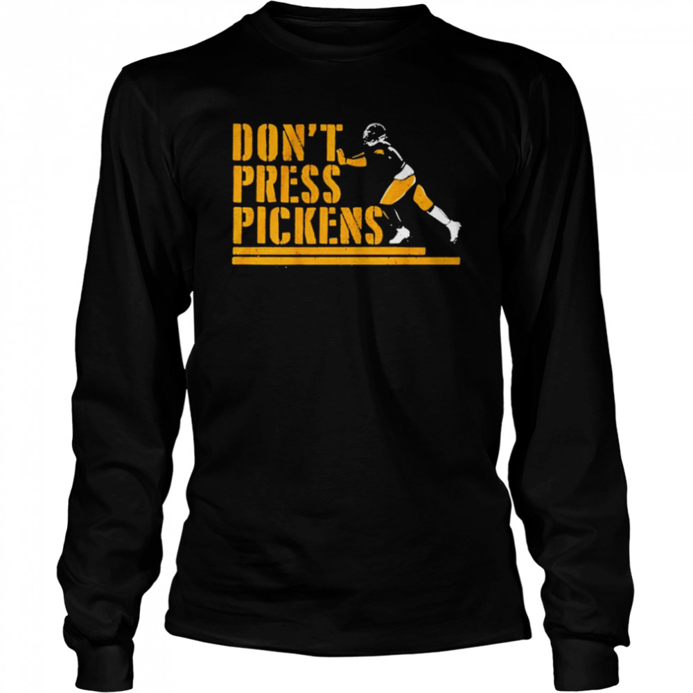 George Pickens Don’t Press Pickens T- Long Sleeved T-shirt