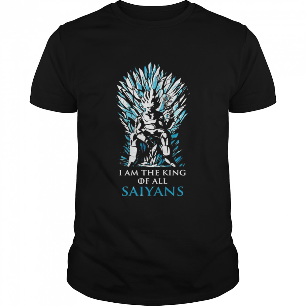 I am The King Of All Saiyans Dragon Ball Super Vegeta Ultra Ego Game Of Thrones shirt Classic Men's T-shirt
