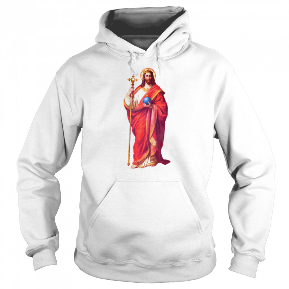 Jesus Christ King Of The World shirt Unisex Hoodie
