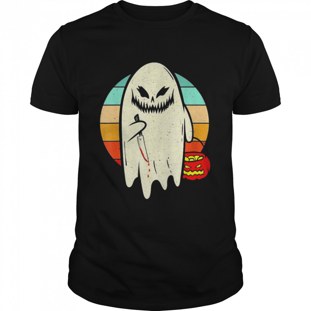 Michael Myers Spooky Ghost Halloween retro vintage shirt Classic Men's T-shirt