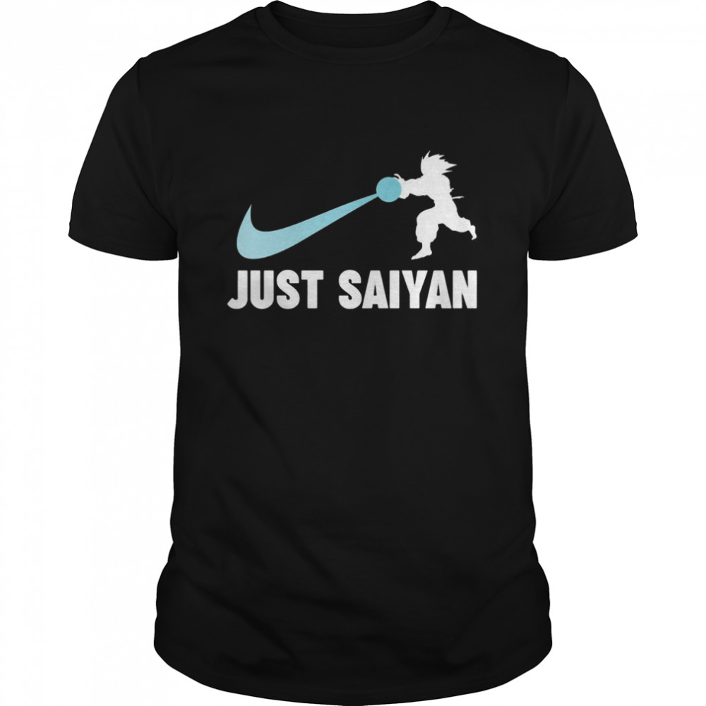 Nike Logo X Dragon Ball Saigan Just Saiyan shirt