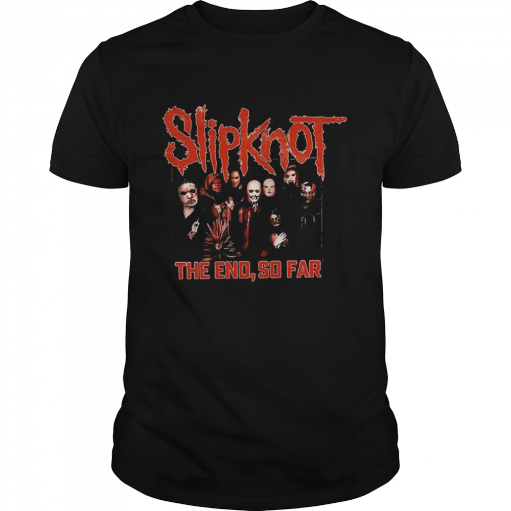 Slipknot The End So Far Music Band Halloween shirt