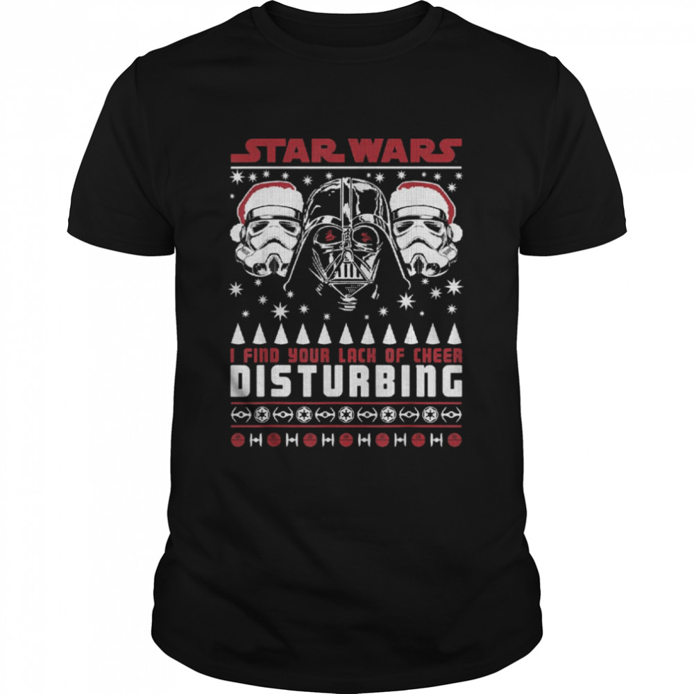 Star Wars Sith Darth Vader I Find Your Lack Of Cheer Disturbing Ugly Christmas shirt Classic Men's T-shirt