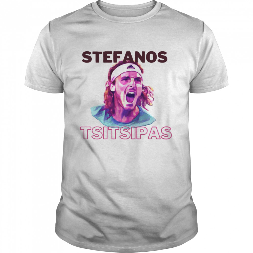 Stefanos Tsitsipas Illustration shirt