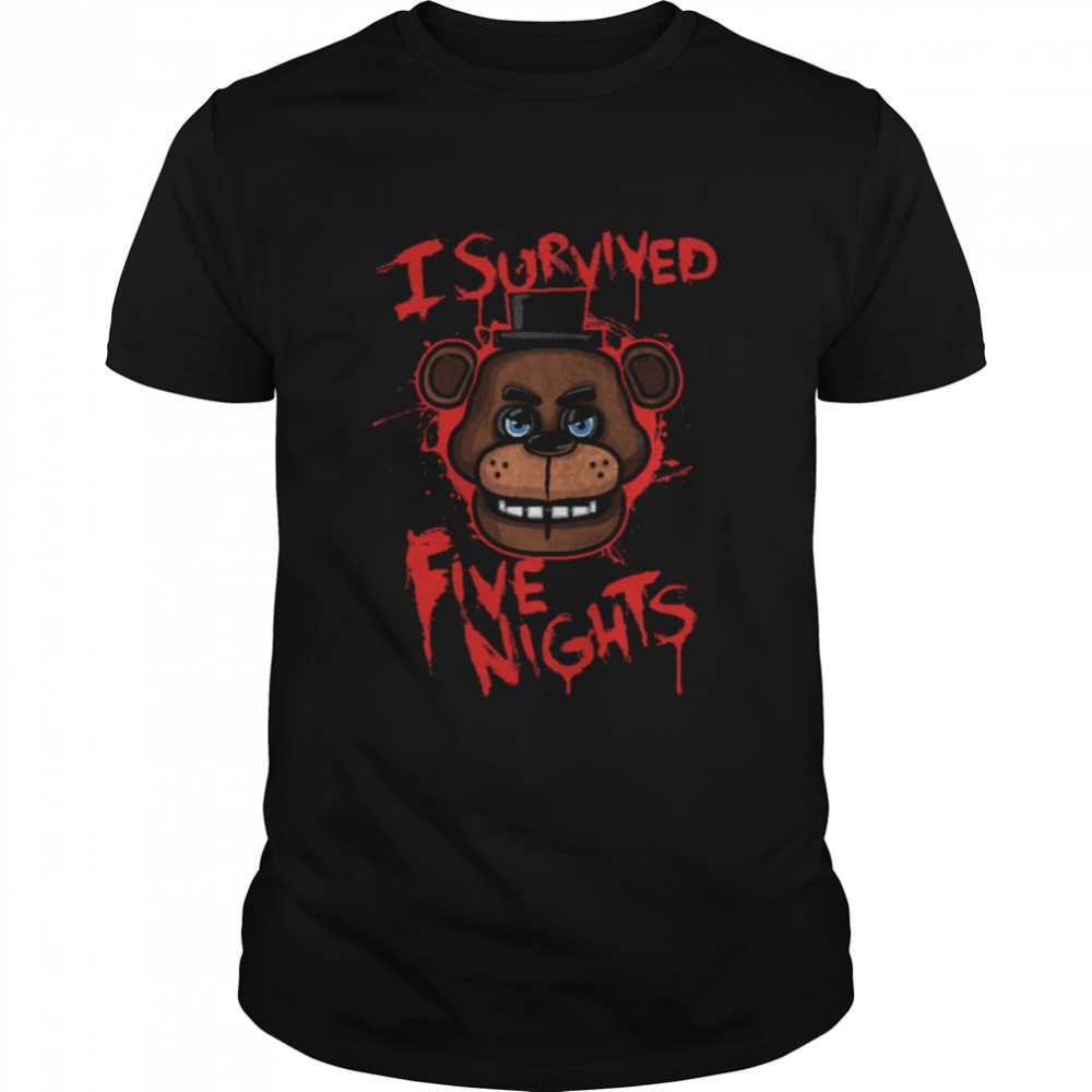 I Survived Five Nights At Freddy Five Nights At Freddy’s Pizzeria Halloween Day shirt