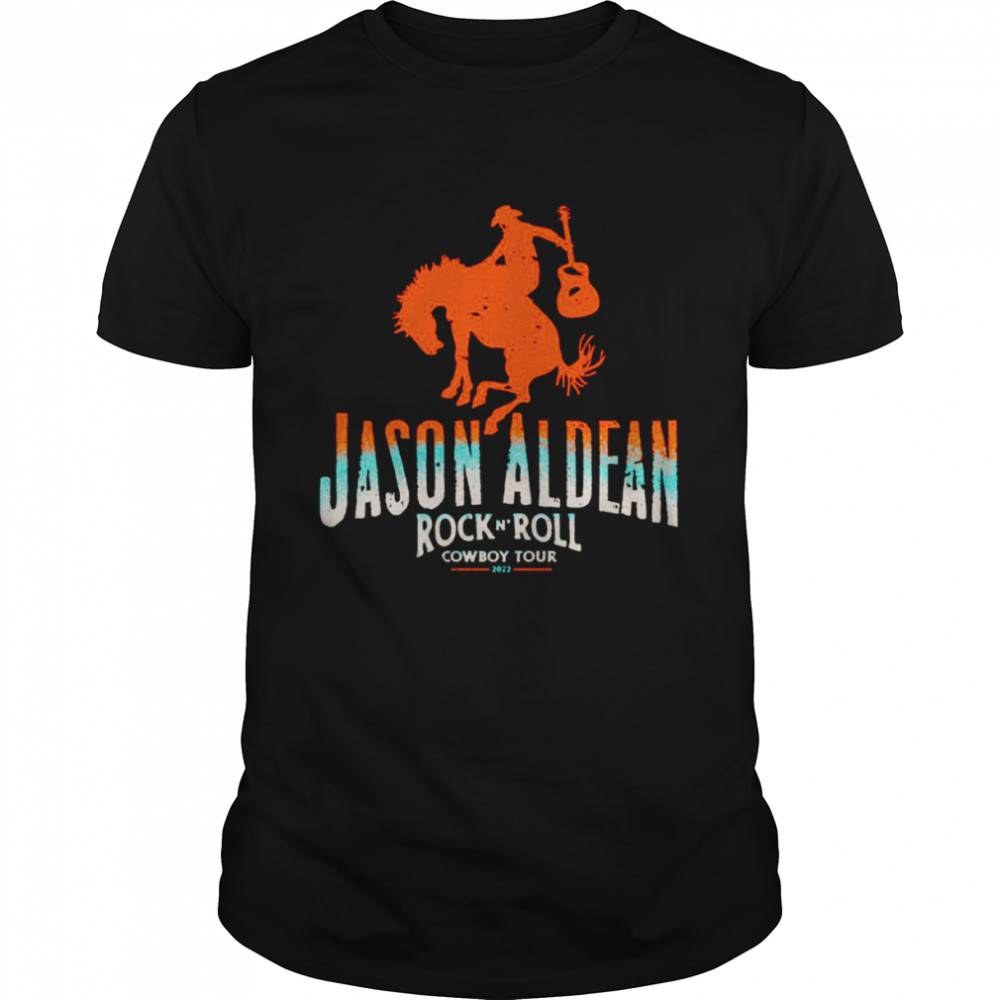 Jason Aldean Rock N’ Roll Cowboy Tour 2022 Graphic shirt Classic Men's T-shirt