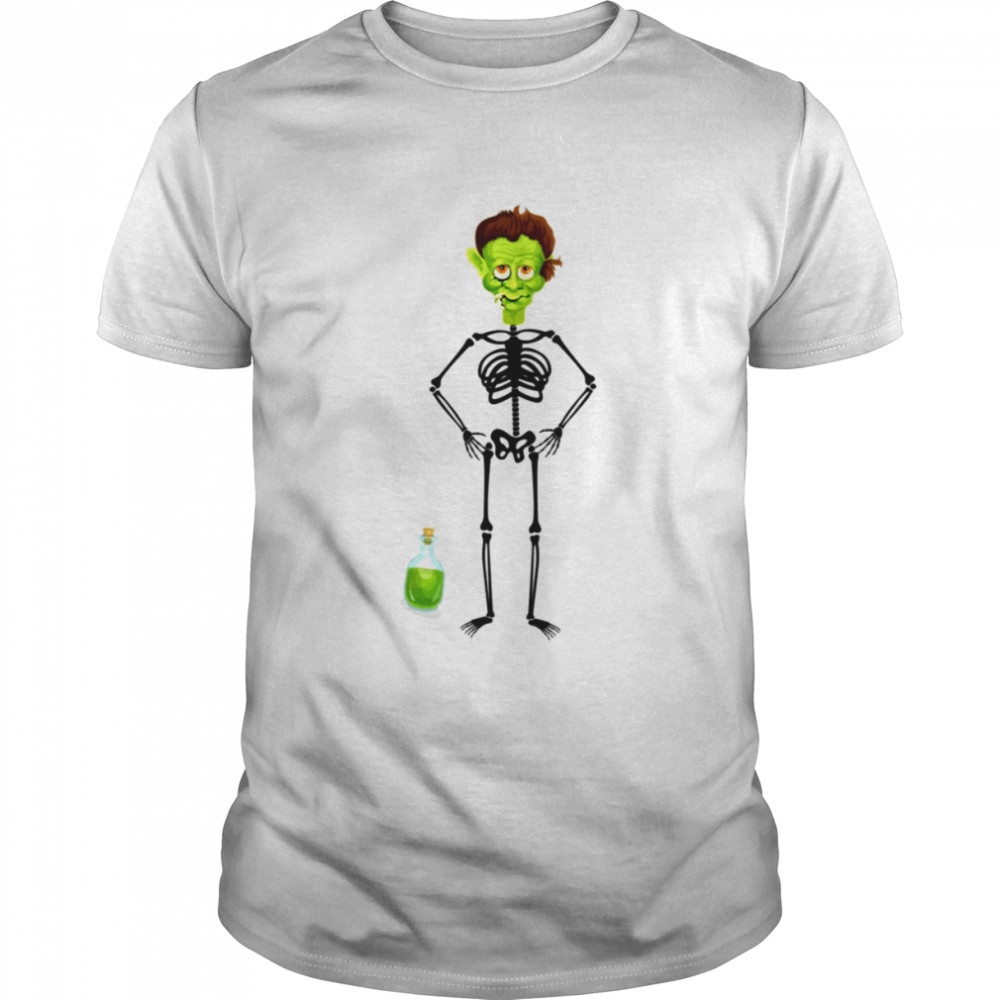 Skeleton Hand On Costume Funny Halloween shirt Classic Men's T-shirt