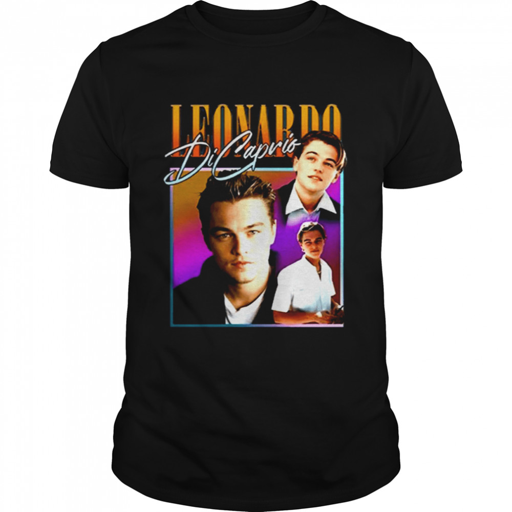 Young Leonardo Dicaprio Vintage Bootleg shirt Classic Men's T-shirt