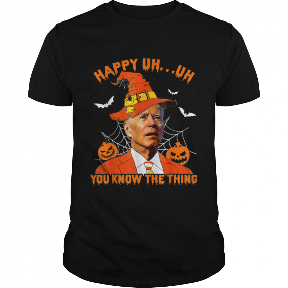 Funny Joe Biden Thanksgiving For Funny Halloween T-Shirt B0BBH3BVW3