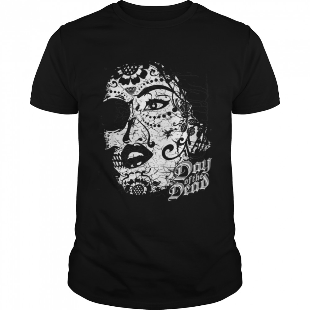 Mexico Mexican Day of the Dead Dio Día de Los Muertos Skull T-Shirt B09S3ZSKDQ