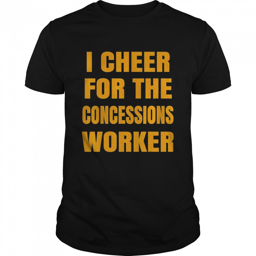I Cheer For The Concessions Worker T- Classic Men's T-shirt