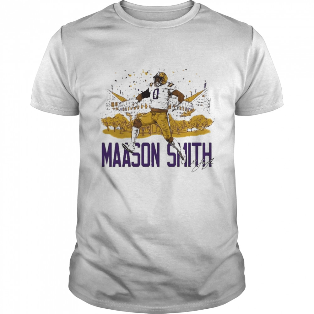 LSU Tigers Maason Smith Stomping Grounds Signature Shirt
