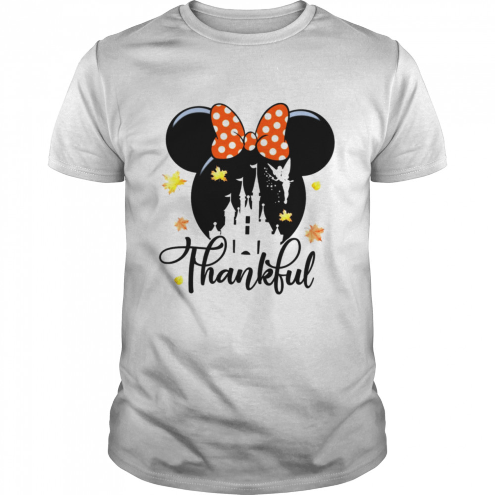 Disney Thanksgiving Minnie Thankful Thanksgiving  Shirts