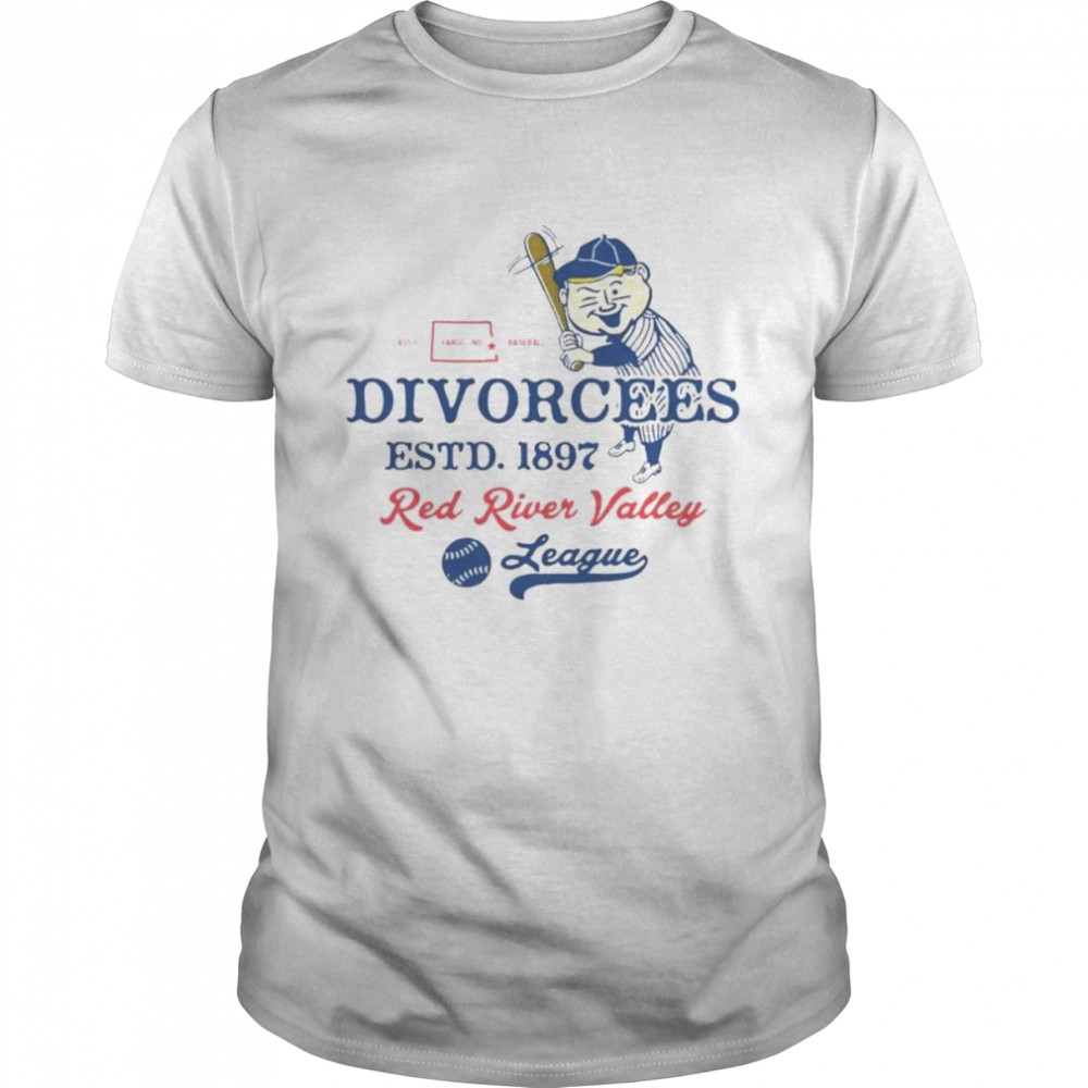 Fargo Divorcees North Dakota Vintage Defunct Baseball Teams shirt