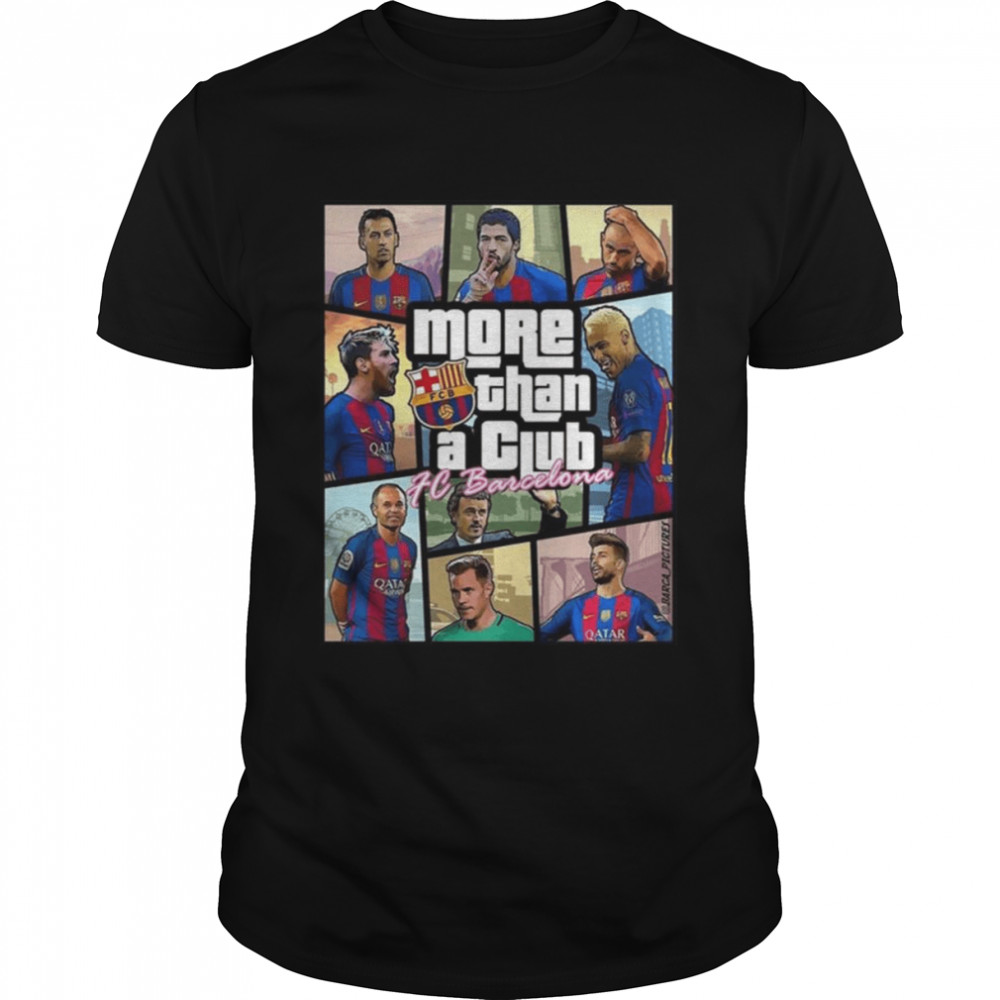 Fc Barcelona On Gta Mode shirt Classic Men's T-shirt