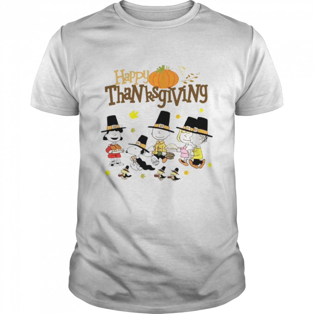 Happy Thanksgiving Snoopy Friends Peanuts Thanksgiving Shirt