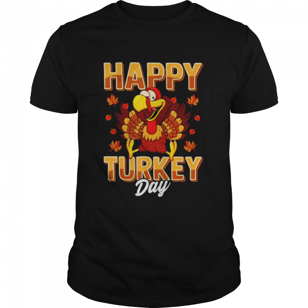 Happy turkey day thanksgiving day shirt Classic Men's T-shirt